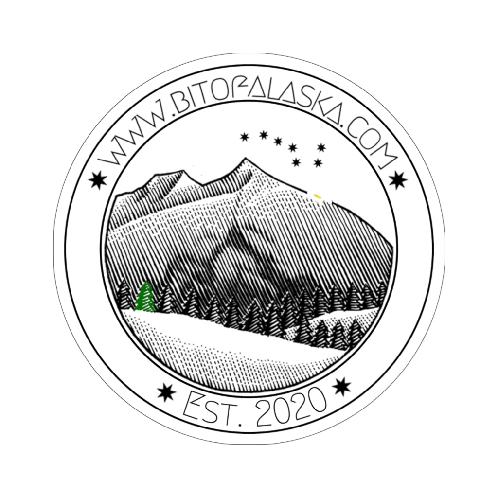 Bit of Alaska Logo Sticker